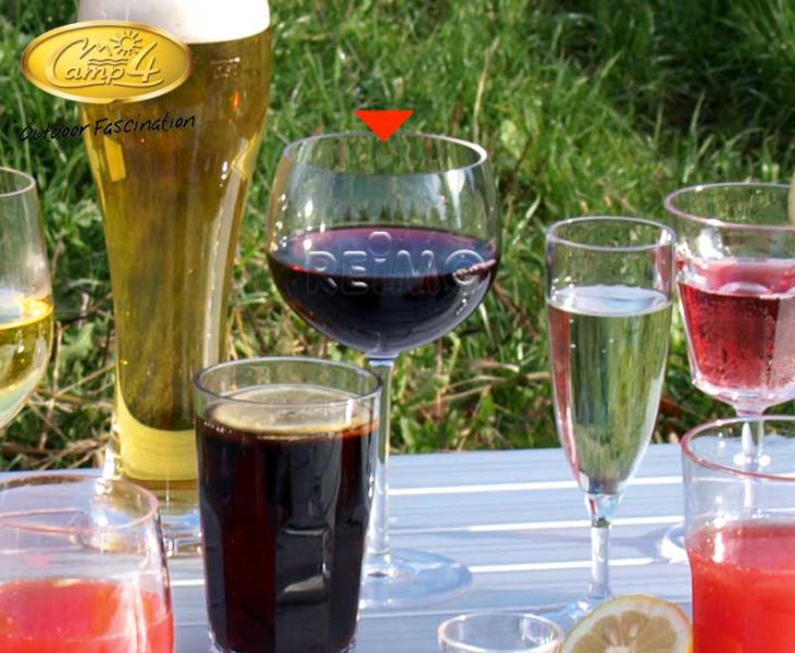 Купить онлайн Набор бокалов для красного вина из поликарбоната 2 470мл