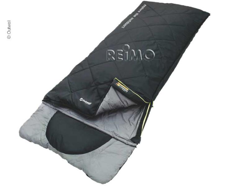 Купить онлайн Спальный мешок Contour черный, 225x90см, встроенная подушка