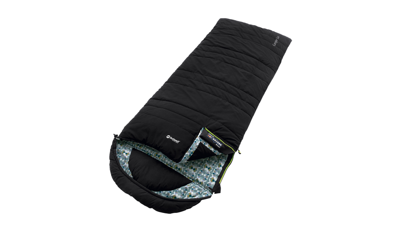 Купить онлайн Одеяло спальный мешок Camper Lux, молния справа, черный, 235x90см