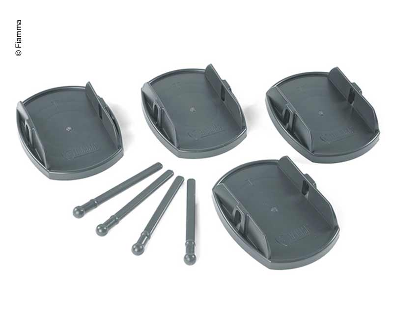 Купить онлайн Тарелки для переноски Plates Pro 4шт. Грузоподъемность 650кг/шт серый