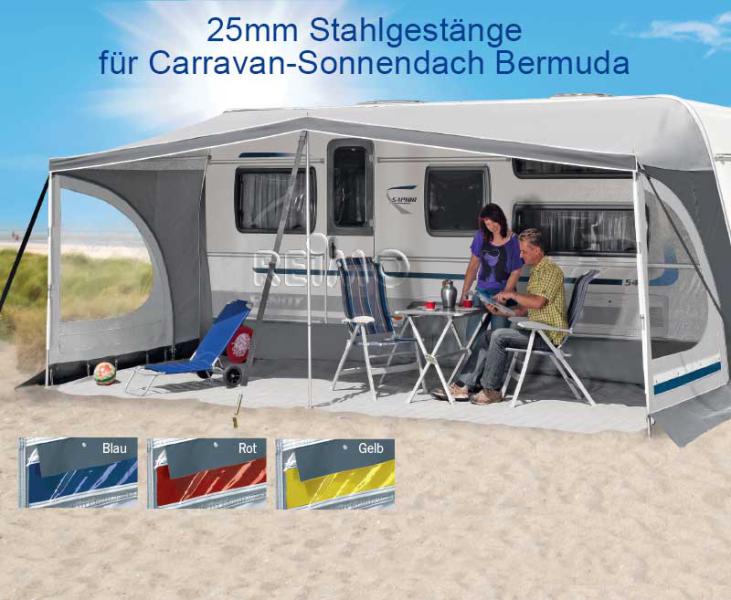 Купить онлайн Стальные стержни 25 мм для люка на крыше каравана Herzog Bermuda