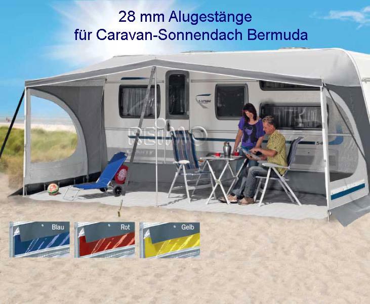 Купить онлайн Алюминиевые опоры 28 мм для люка на крыше каравана Herzog Bermuda