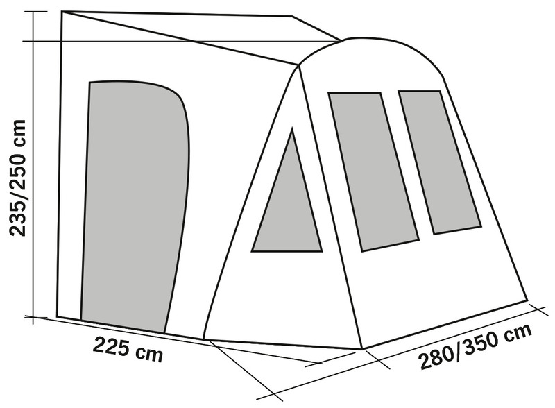Купить онлайн Тент для каравана Air DORADO