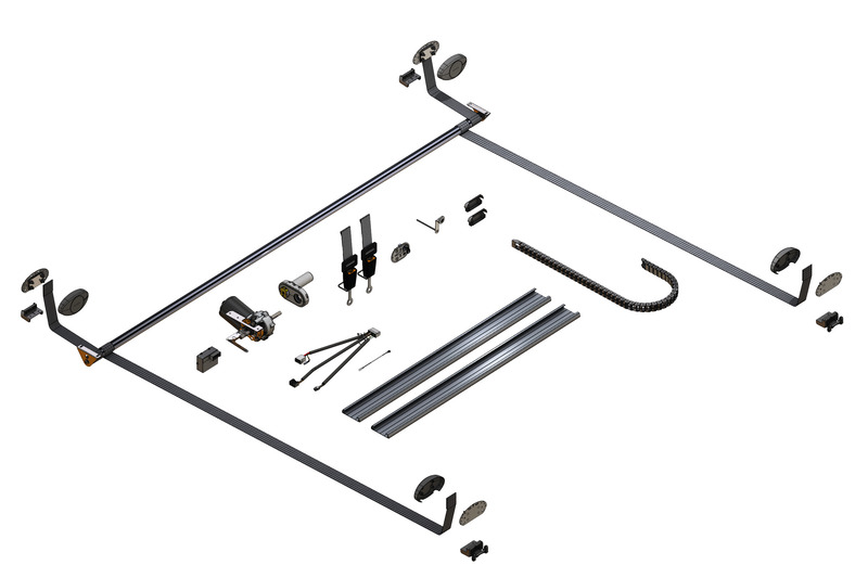 Купить онлайн Электрическая регулировка высоты складной кровати без рамы и без решетчатой рамы