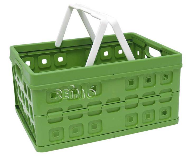 Купить онлайн Складной ящик 32л, натуральный зеленый