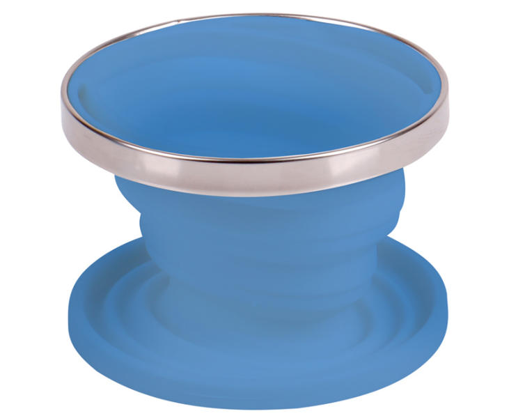 Купить онлайн Силиконовый держатель фильтра для кофе, складной, Ø11 см, голубой