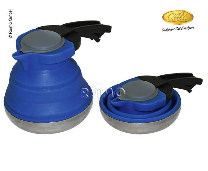 Купить онлайн Кемпинг чайник из силикона, складной