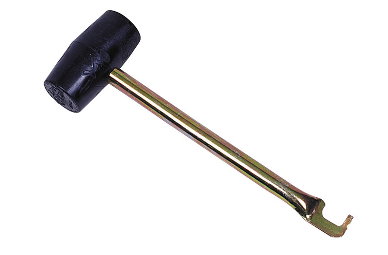 Купить онлайн Резиновый молоток со стальной ручкой для съемника колышков