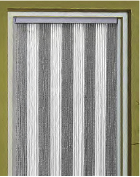 Купить онлайн Полотно для двери KORDA 60 x 190см /белый, серый