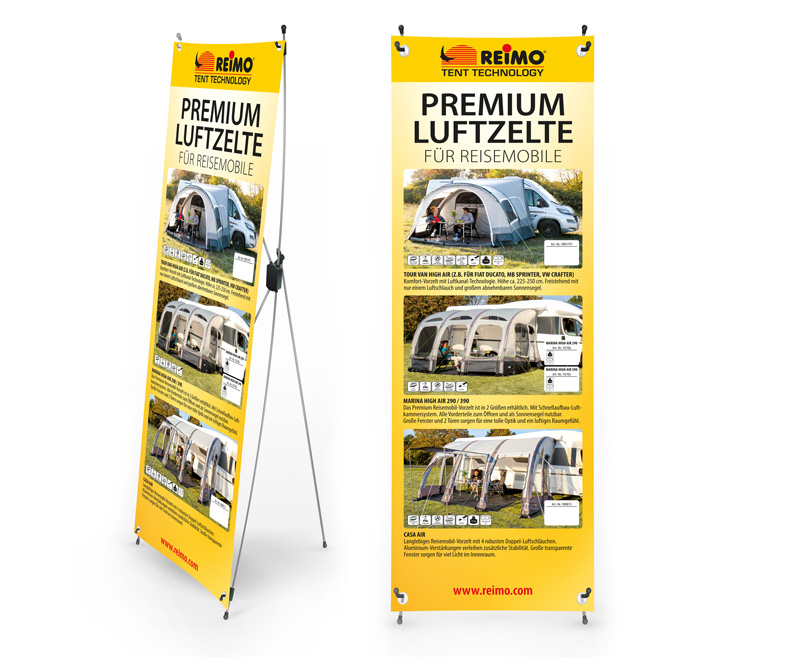 Купить онлайн Палатка Техн.X-Banner палатки для автодомов,немецкая,размер: 600х1800мм