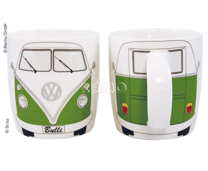 Купить онлайн VW Collection кофейная чашка VW Bulli зелёная, вместимость 400мл