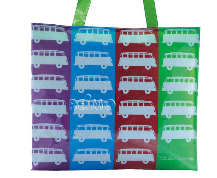 Купить онлайн VW Collection T1 Bulli Bus Shopper Colors сумка из ПВХ - красочная