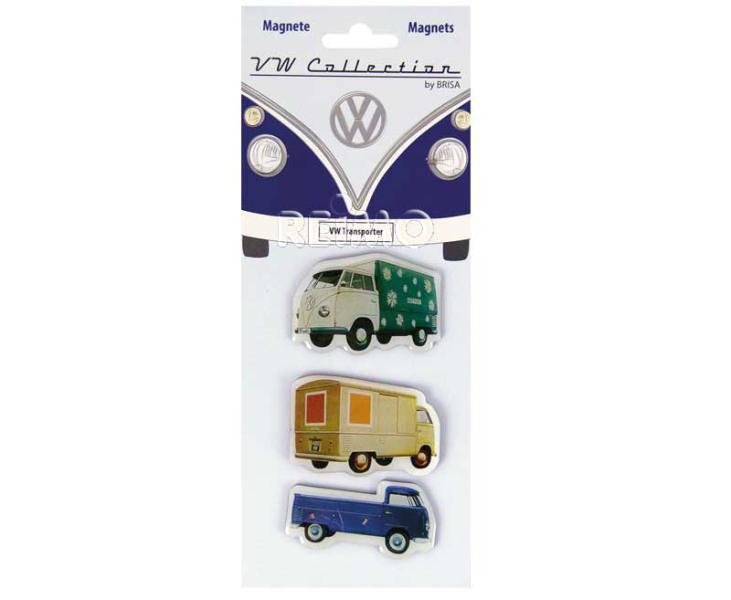 Купить онлайн VW Collection T1 Bulli Bus набор из 3 магнитов - коммерческие автомобили