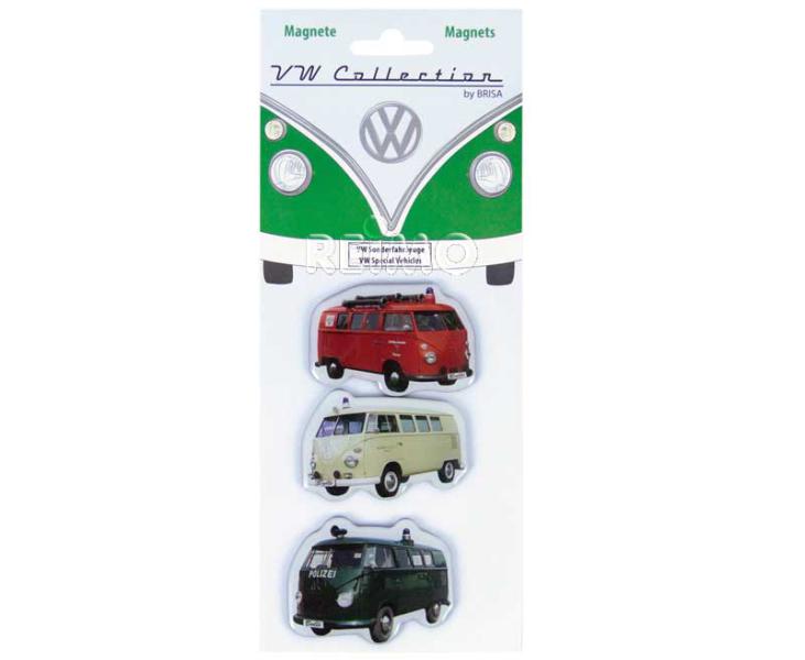 Купить онлайн VW Collection T1 Bulli Bus набор из 3 магнитов - специальные автомобили