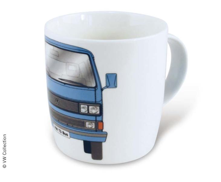 Купить онлайн VW Collection Кофейная чашка VW T3 Bus Синяя подарочная коробка Füllmen