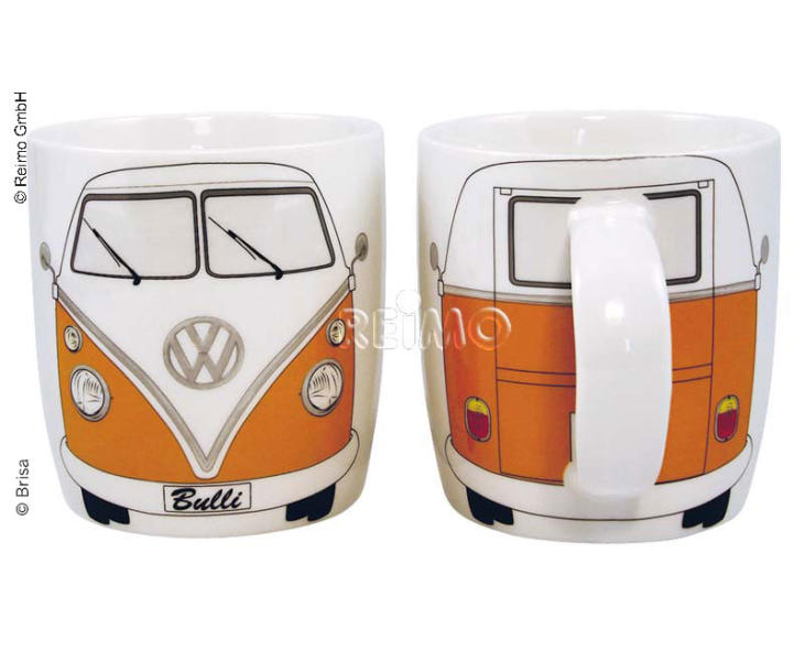 Купить онлайн VW Collection кофейная чашка VW Bulli оранжевая, 400мл