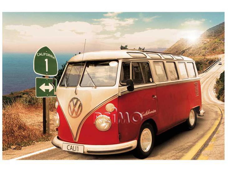 Купить онлайн VW Collection T1 Bulli Bus Poster Route 1 - Maxi - 20 штук