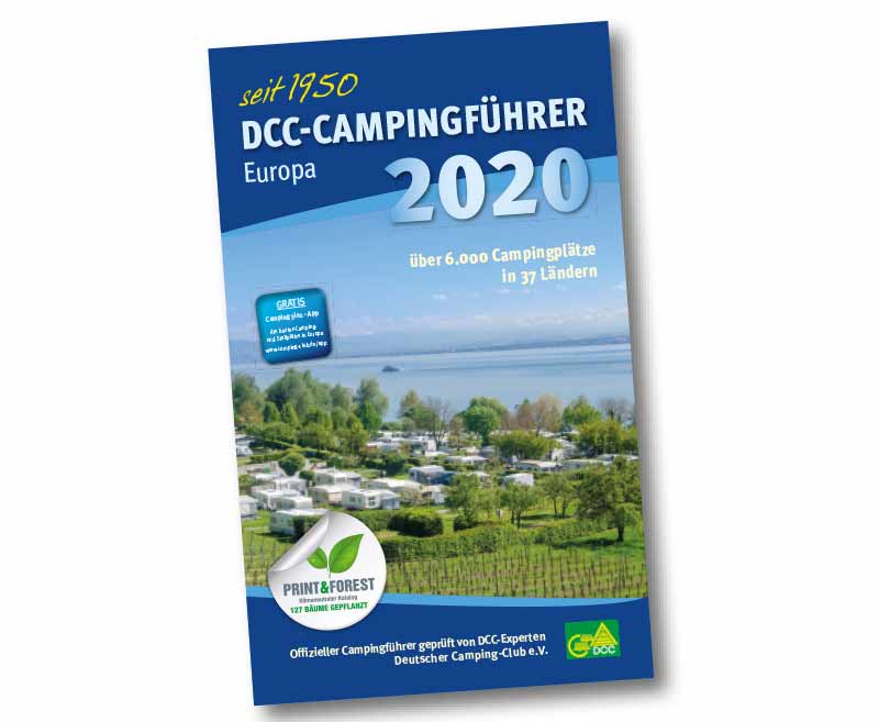 Купить онлайн DCC Camping Guide Europe 2020