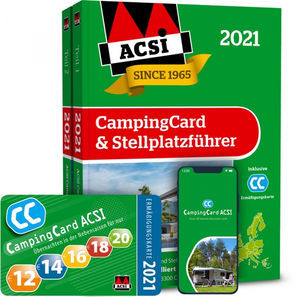 Купить онлайн ACSI Campingcard и руководство по питчу 2021