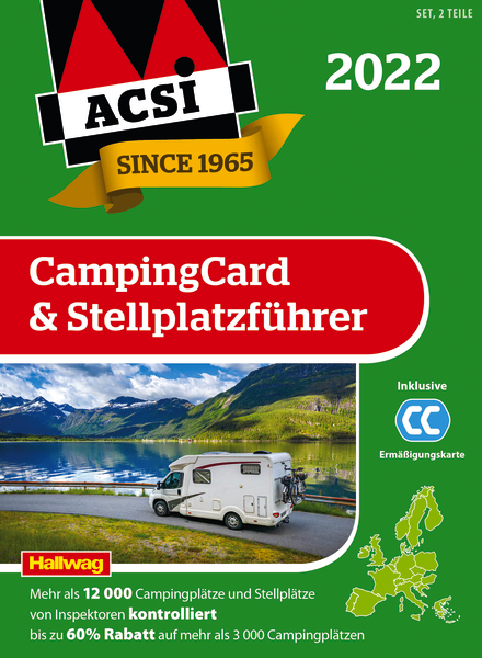 Купить онлайн ACSI CampingCard и руководство по питчу 2022