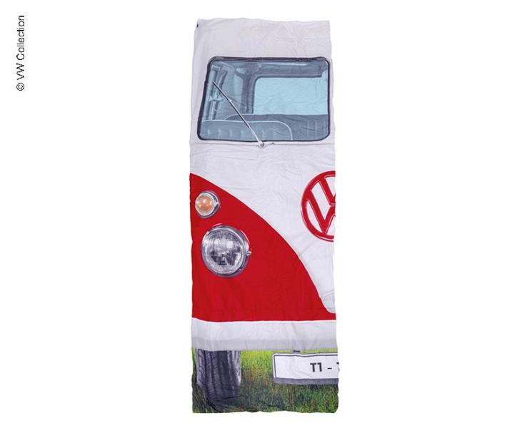 Купить онлайн VW Collection спальный мешок VW T1 красный, 180x75 см