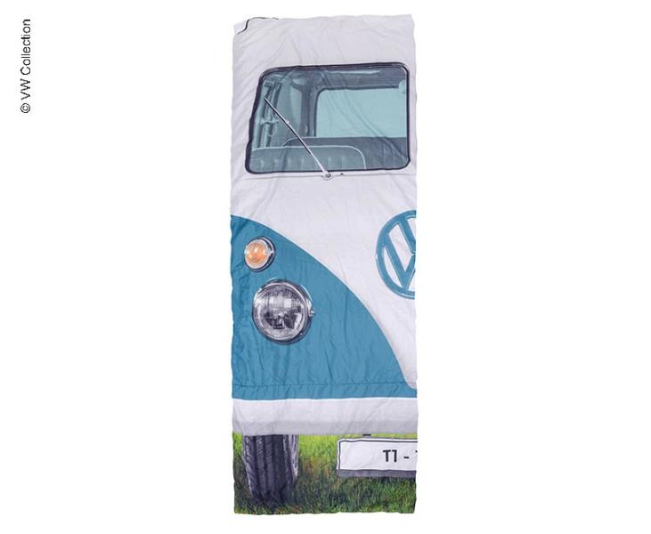 Купить онлайн VW Collection спальный мешок VW T1 синий, 180x75см
