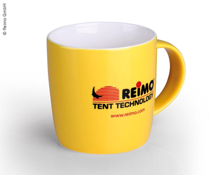 Купить онлайн Кружка «REIMO TENT TECHNOLOGY» изготовлена из высококачественного New Bone China для 340 мл