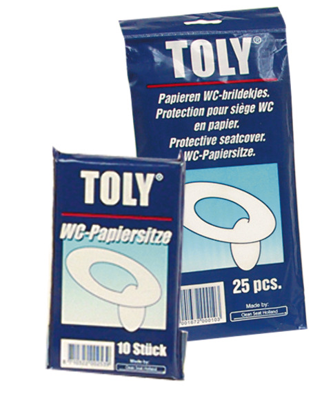 Купить онлайн Сиденья для туалетной бумаги Toly 10 шт.
