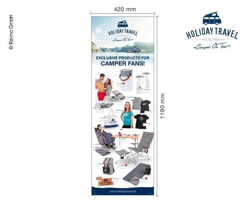 Купить онлайн Holiday Travel Poster Motif: Товары для улицы, размеры 420x1190 мм