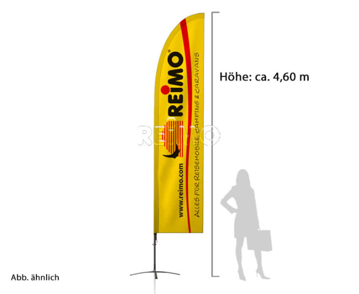 Купить онлайн Полная система квадратного флага Reimo