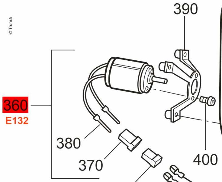 Купить онлайн Циркуляционный воздушный двигатель 12V C3402 / C6002