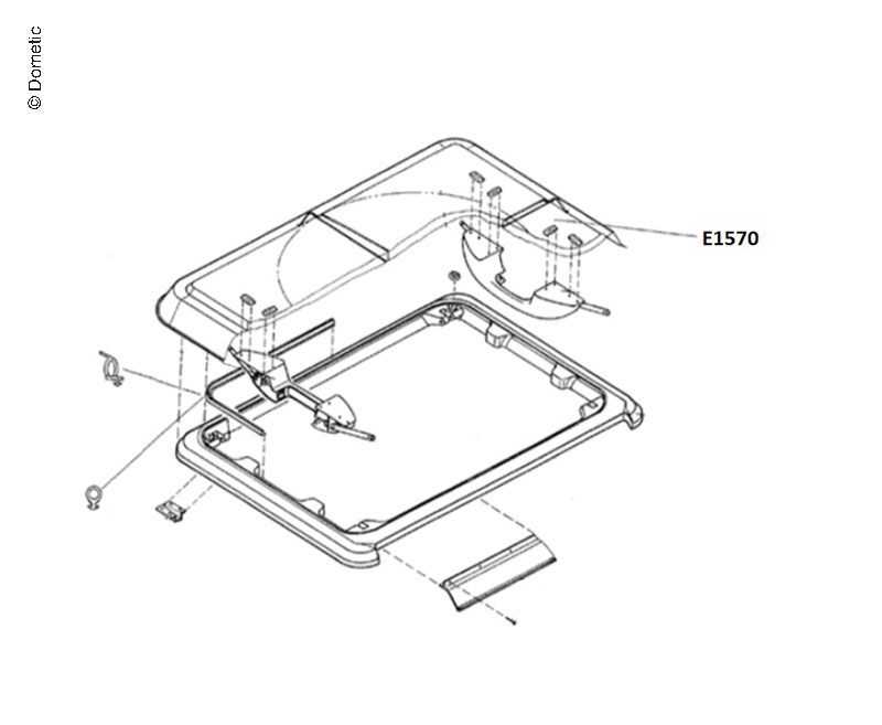 Купить онлайн Ручки 2шт кремово-белые