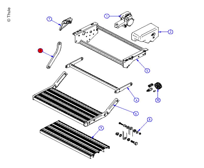 Купить онлайн Петля с винтами
