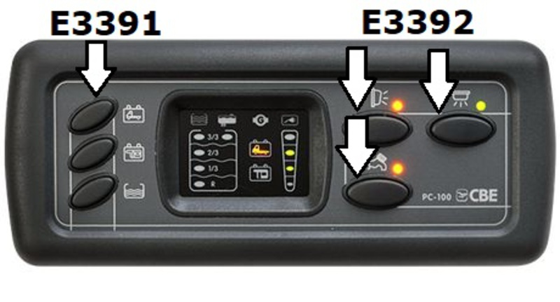 Купить онлайн Кнопки 3х маленькие для ПК100