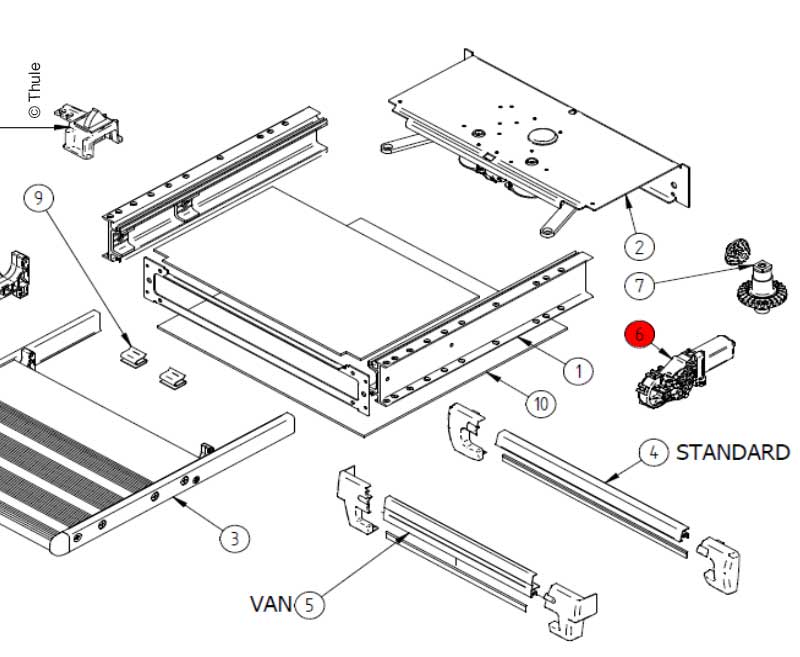 Купить онлайн Мотор 12V выдвижной 2012