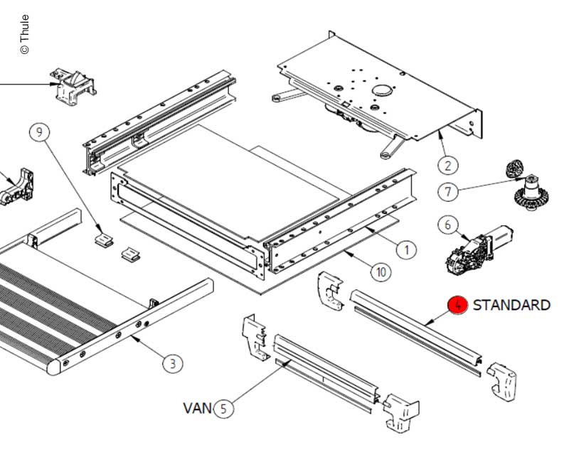 Купить онлайн Передняя защита.SlideOut700