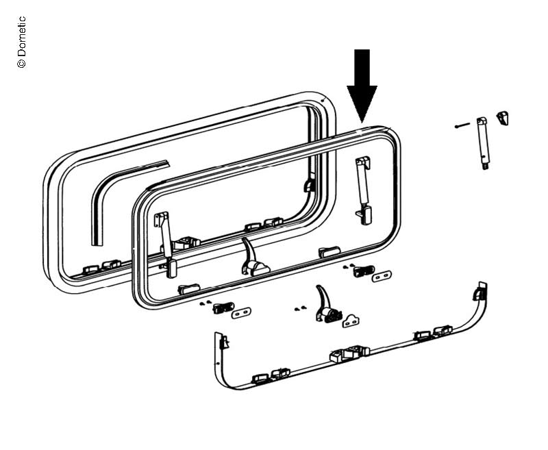 Купить онлайн Замена стекла окна S7Z