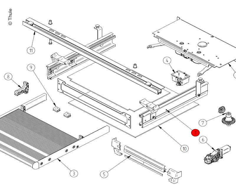 Купить онлайн Рамка выдвигается 700