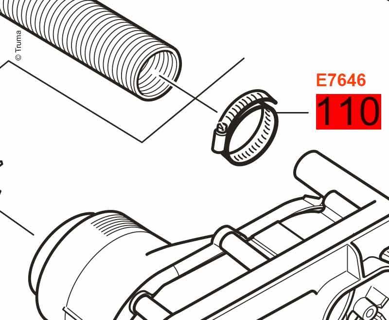 Купить онлайн Хомут для шланга 20 - 32 мм