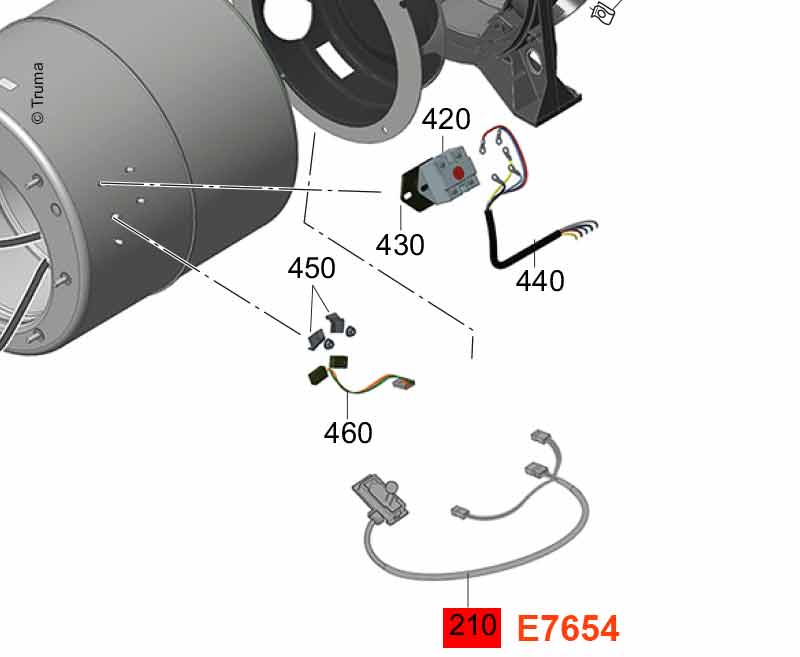 Купить онлайн Пластина термостата с кабелем