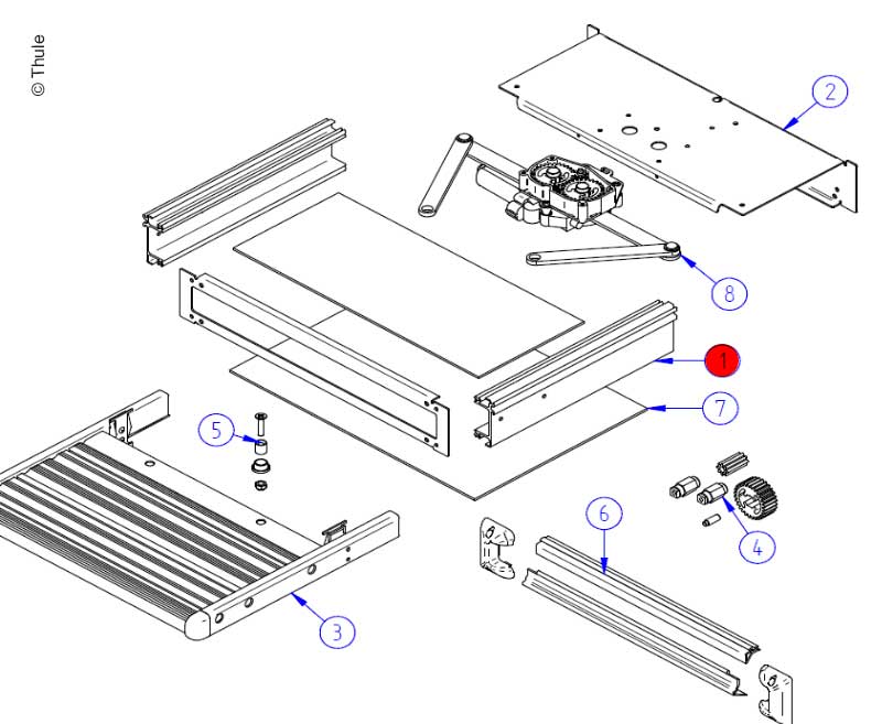 Купить онлайн Монтажная рама SlideOut550