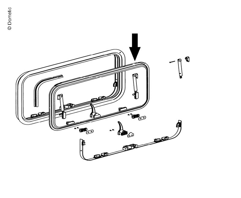 Купить онлайн Замена стеклопакета Окно S7Z 1300x700