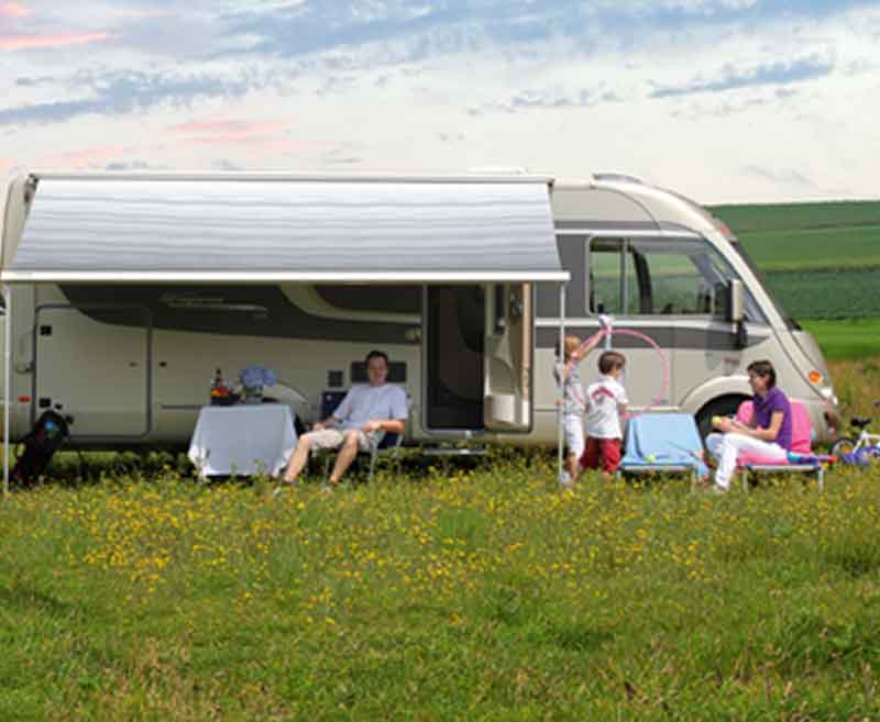 Купить онлайн Dometic 500/600 - Сменное полотно 2,6 м Серые волны