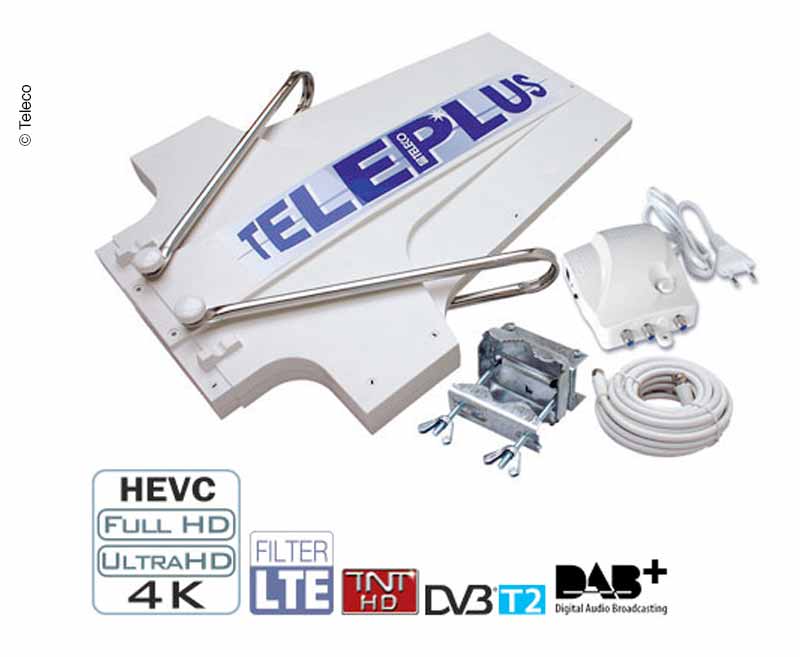 Купить онлайн Направленная антенна Teleplus для приема цифровых эфирных сигналов 36дБ