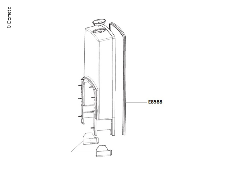 Купить онлайн Уплотнение настенного кронштейна
