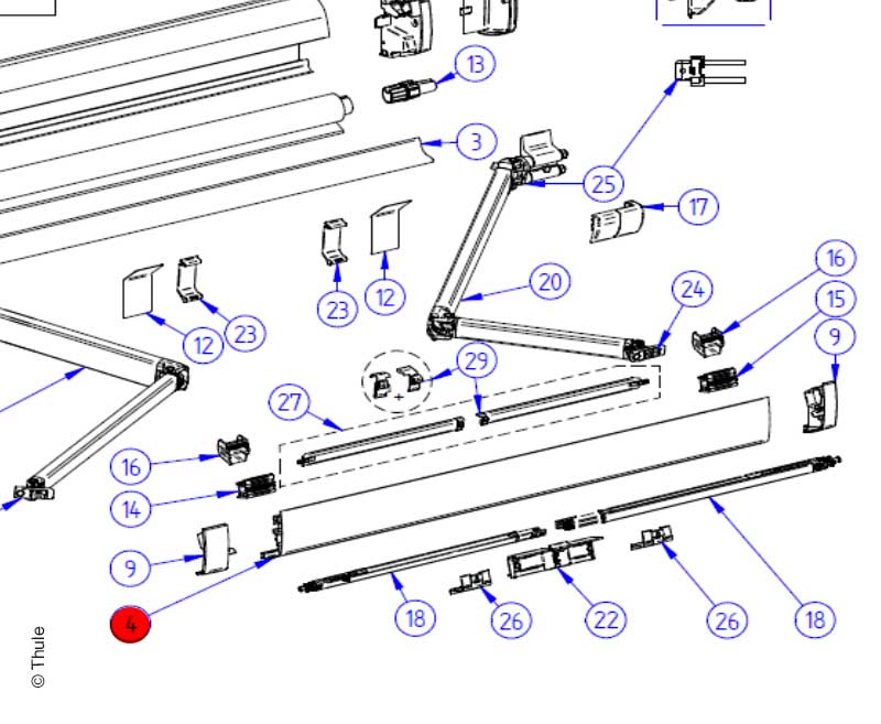 Купить онлайн Передняя панель 5200 3,5м белая