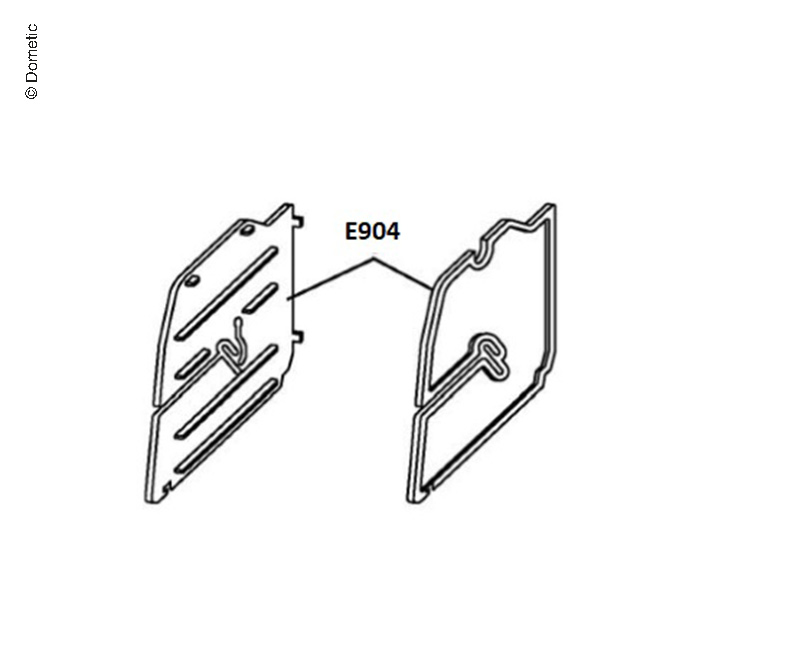 Купить онлайн Боковые панели справа + слева Газовый гриль Dometic
