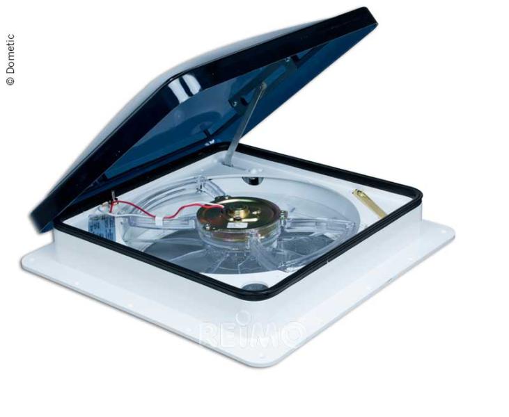 Купить онлайн Крыша с 12-вольтовым вентилятором: матовое стекло 40x40см