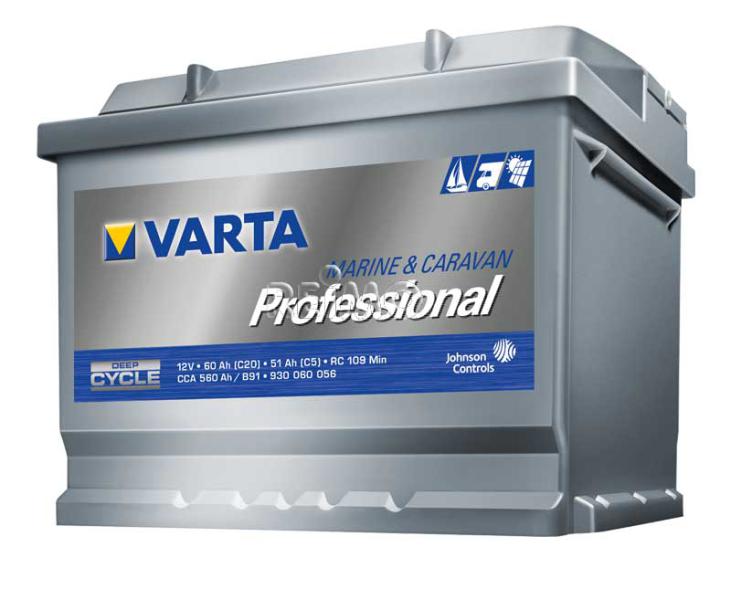 Купить онлайн Профессиональные свинцово-кислотные аккумуляторные батареи глубокого цикла Varta