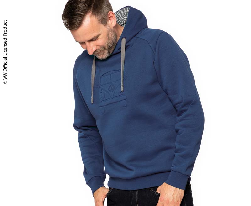 Купить онлайн Толстовка мужская, цвет темно-синий